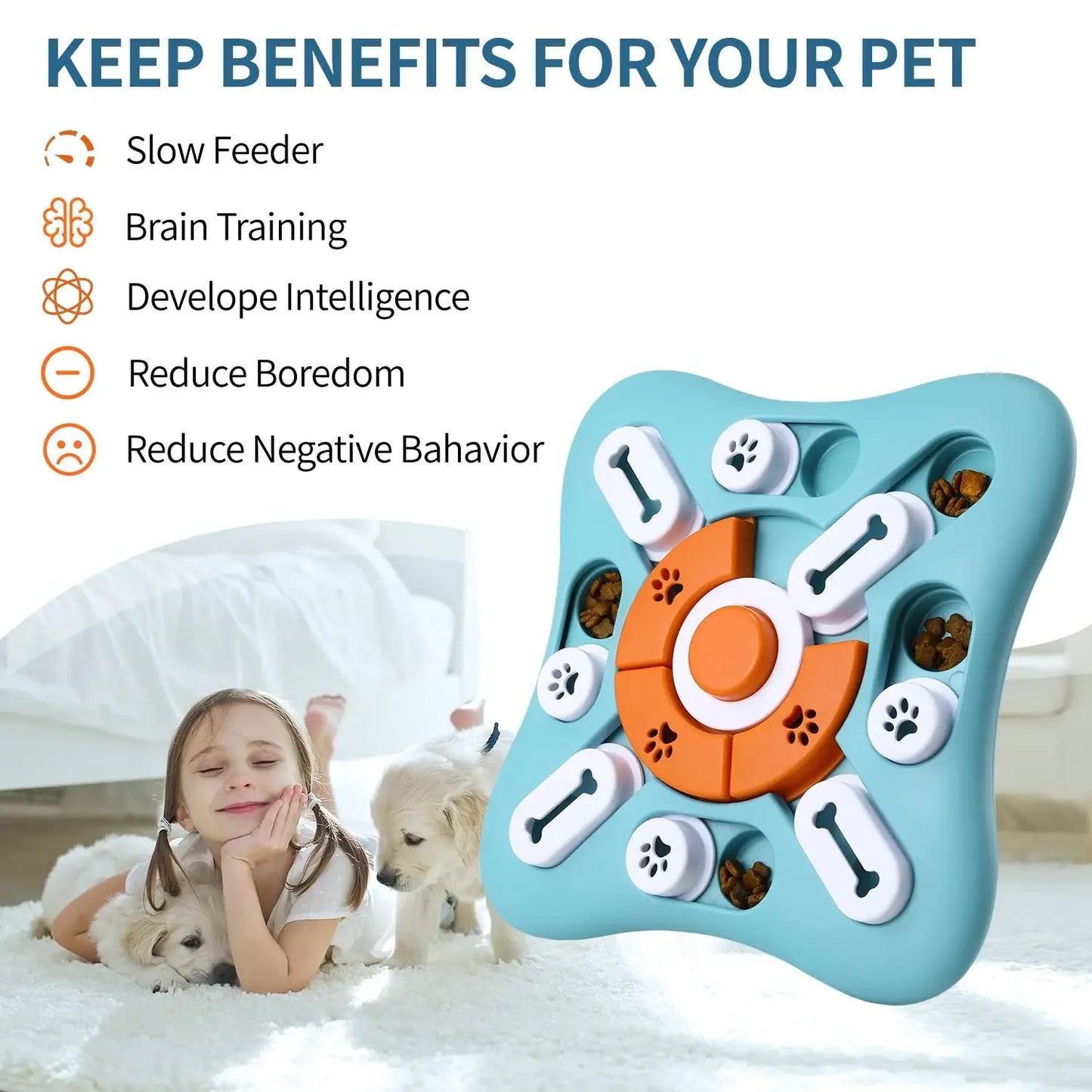 Slow feeder toy