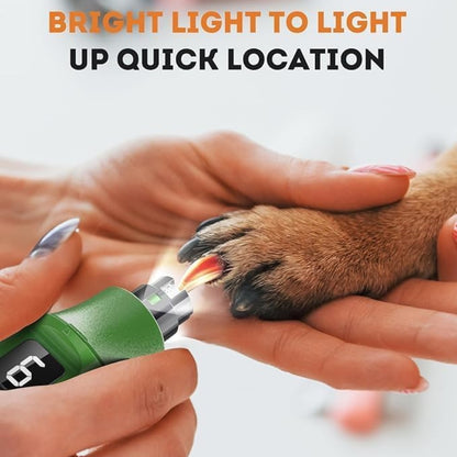 

Whisper-quiet nail trimmer for cats and dogs