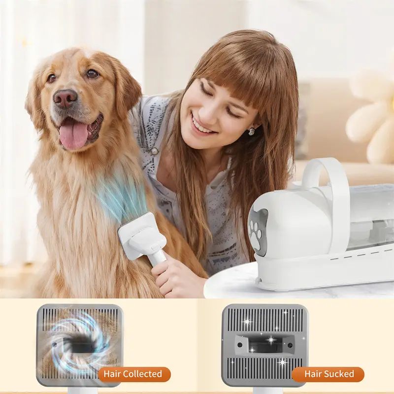 Dog shedding brush

