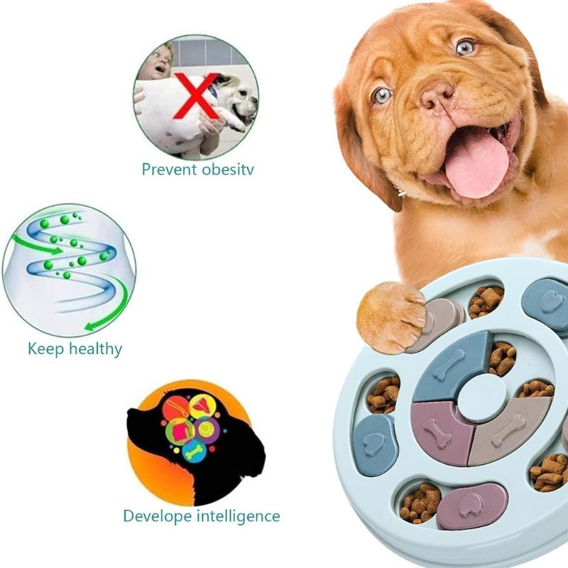 Slow feeding plate