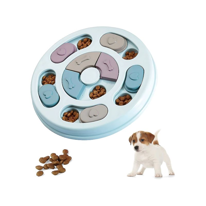 Slow feeding plate