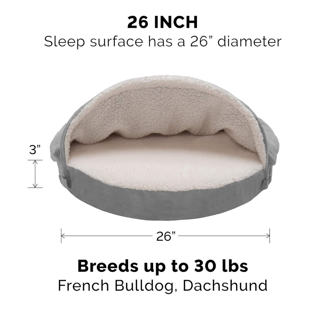 

Supportive egg crate foam base dog bed for joints