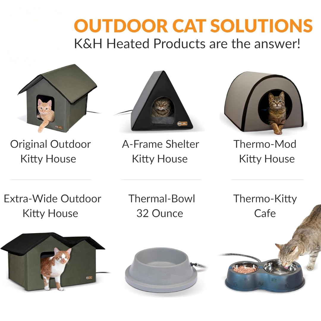 

Spacious winter shelter for outdoor cats and ferals