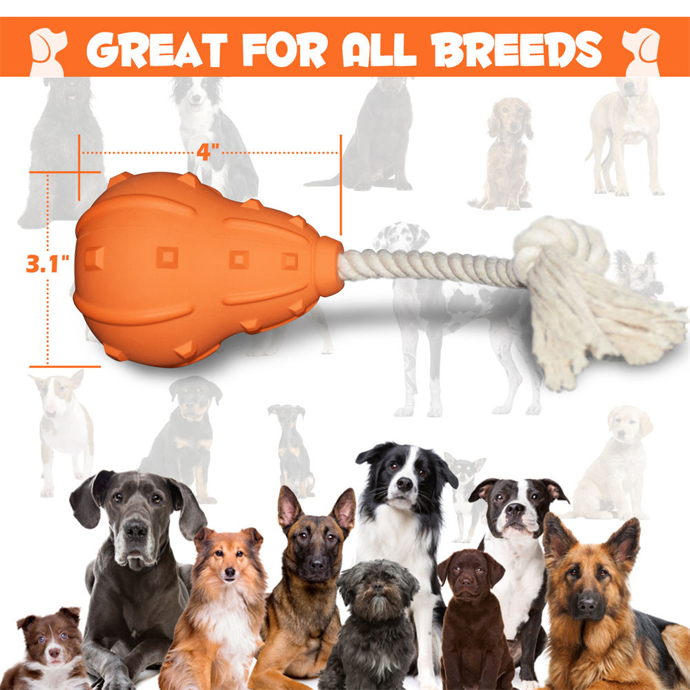 Durable Treat-Dispensing Rope Toy - 