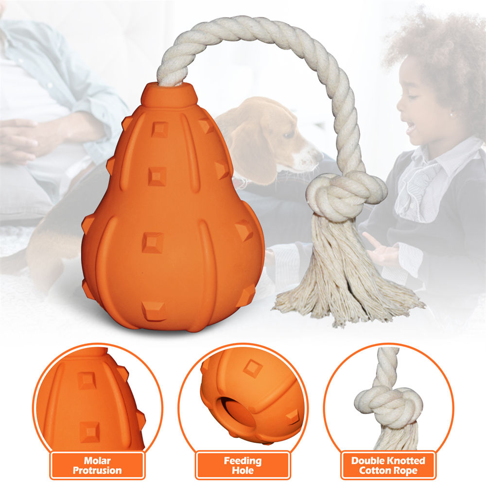 Treat-Dispensing Rope Toy - Puppies & Dogs