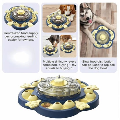 Pet feeding puzzle