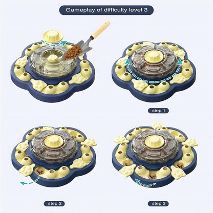 Pet feeding puzzle