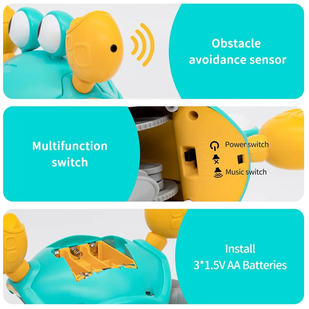 rechargeable crab toy, 