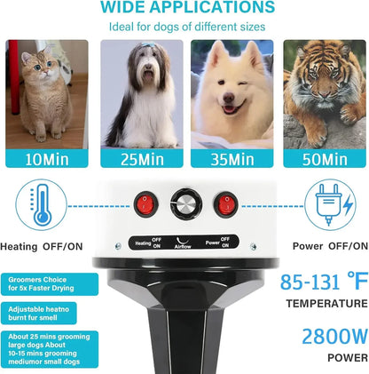 

1-2.3 meter flexible hose pet hair dryer