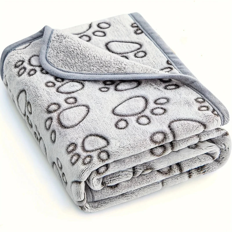 Soft Fluffy Cartoon Pet Blanket