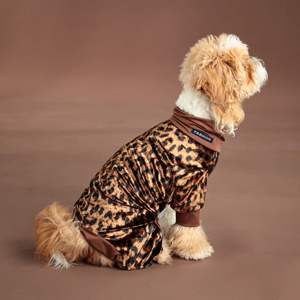 

Comfortable and washable dog pajamas for home use