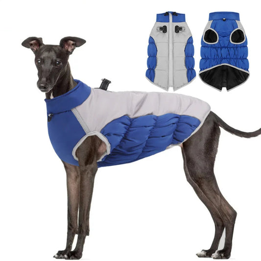 

Thermal Insulated Windproof Dog Jacket with Soft Lining