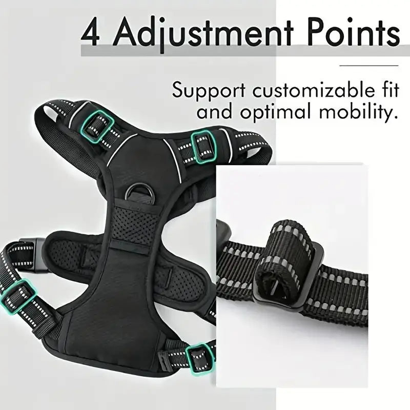 Breathable dog harness

