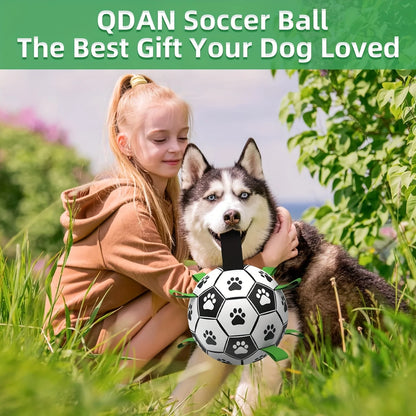 

Floating dog ball for fetch and water play