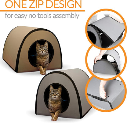 

Thermo Mod Kitty Shelter for winter protection of outdoor cats