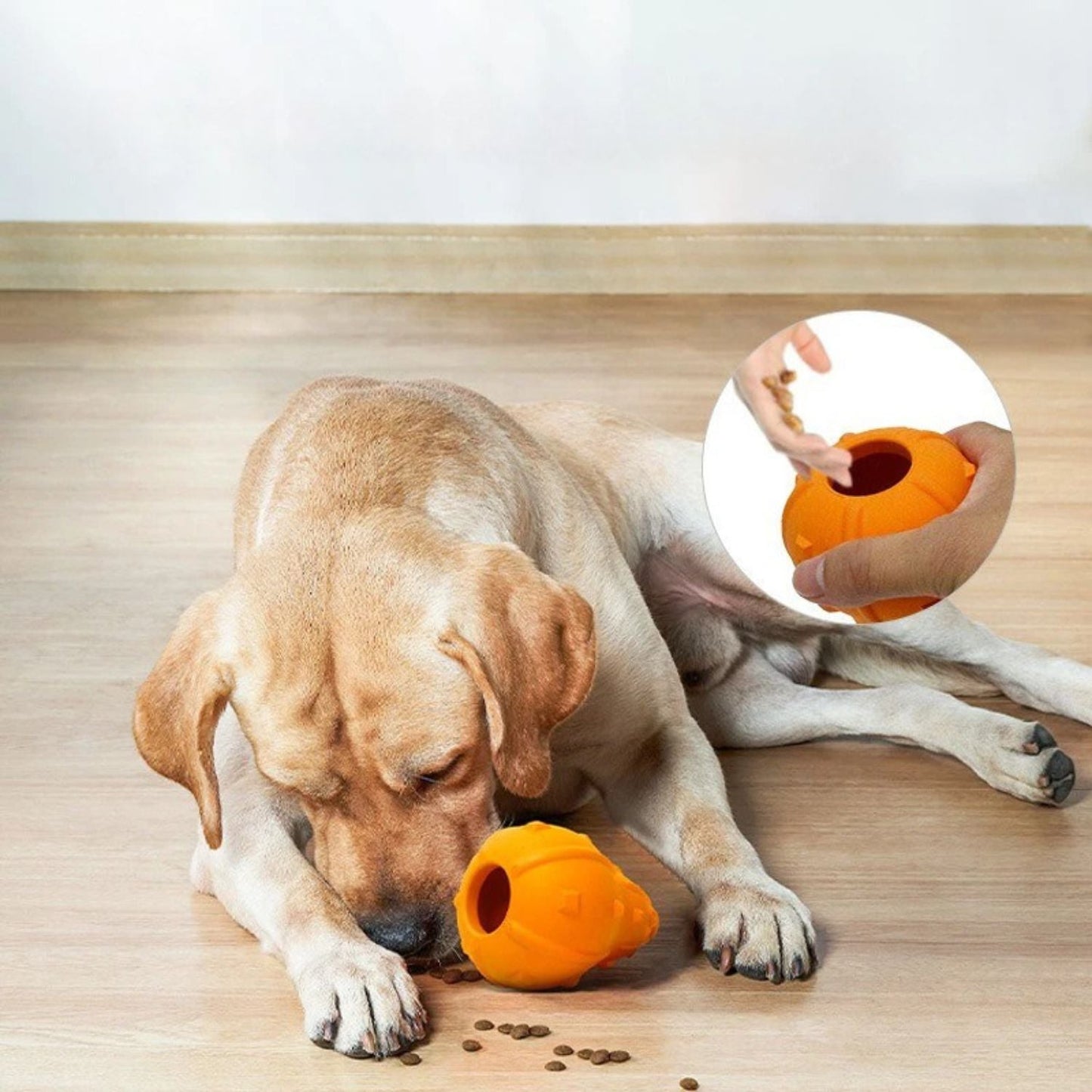 Treat dispensing dog toy
