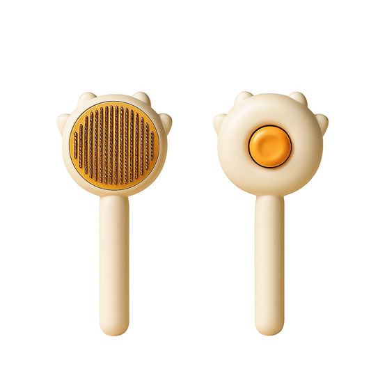 Self-Cleaning Pet Grooming Brush – Easy Deshedding for Dogs & Cats
